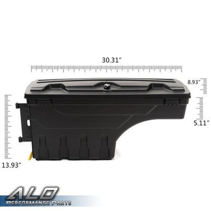 Solid Spare Fit For 17-2020 Ford F-250 F-350 Super Duty Truck Bed Storage Box Toolbox Right