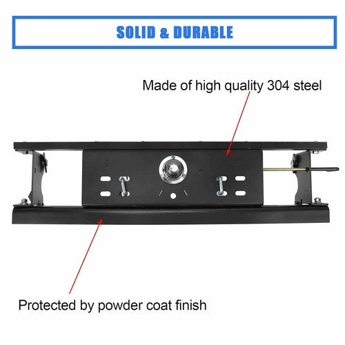 Solid Spare Fit 15-20 Ford F150 30,000 lbs Double Lock Under Bed Gooseneck Trailer Hitch