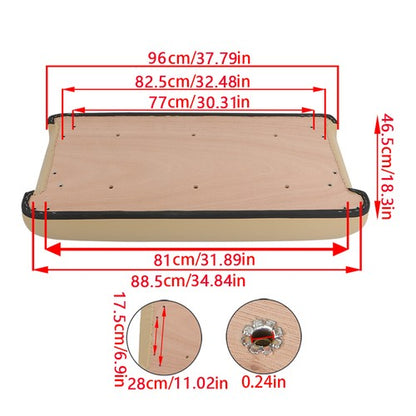 Solid Spare 2× Seat Bottom Assembly Buff Fit For Club Car DS Golf Cart 1981-2000.5 US