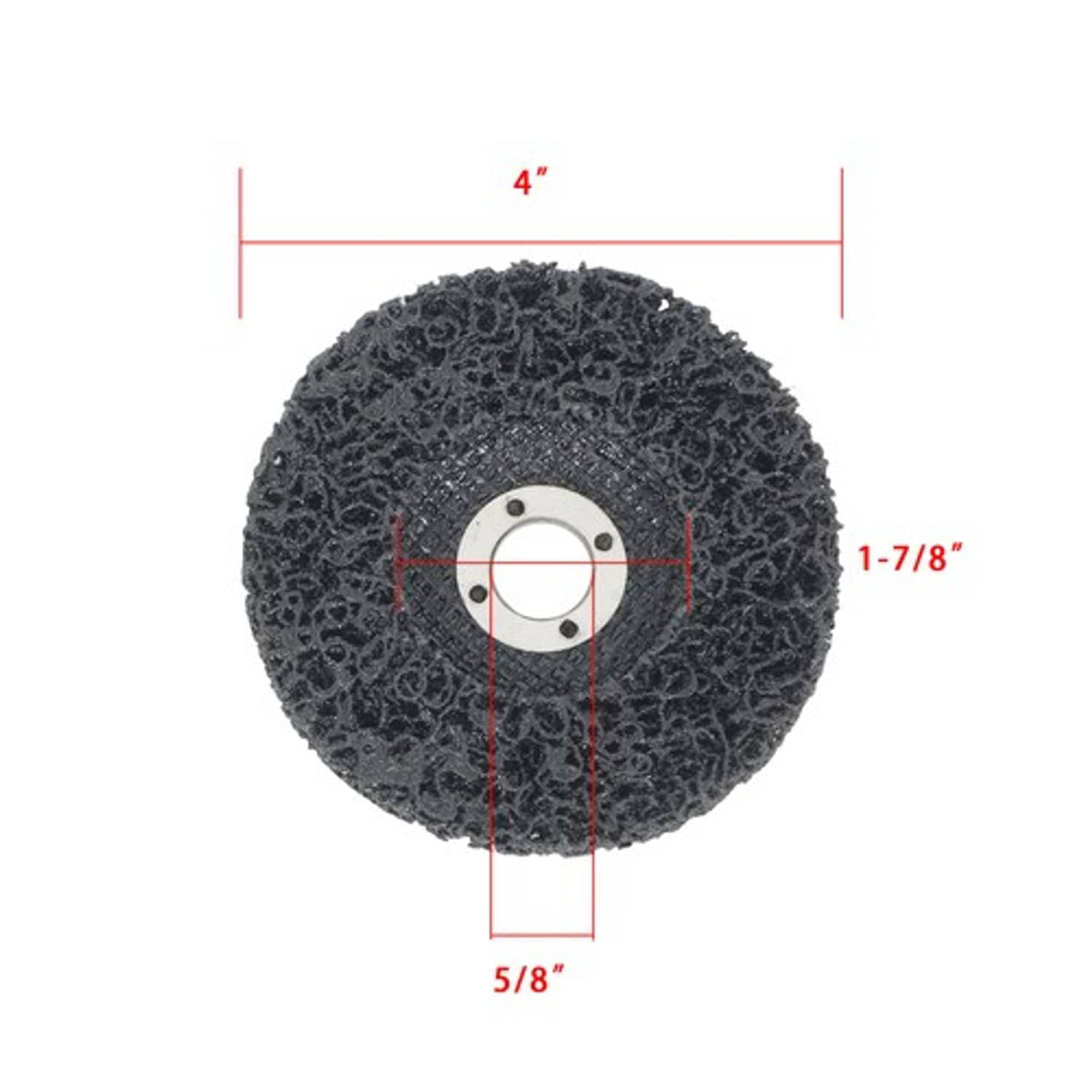 Solid Spare For Metal and Wood (6 Black, 6 Purple) 12 Pack: 4 x 5/8" Diamond Grinding Discs