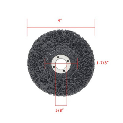 Solid Spare For Metal and Wood (6 Black, 6 Purple) 12 Pack: 4 x 5/8" Diamond Grinding Discs