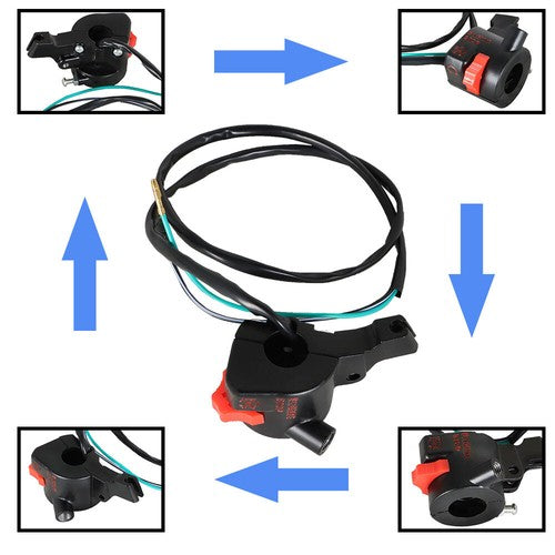 Solid Spare Right Handlebar Stop Kill Switch For 04-21 Honda Housing CRF50F #V119