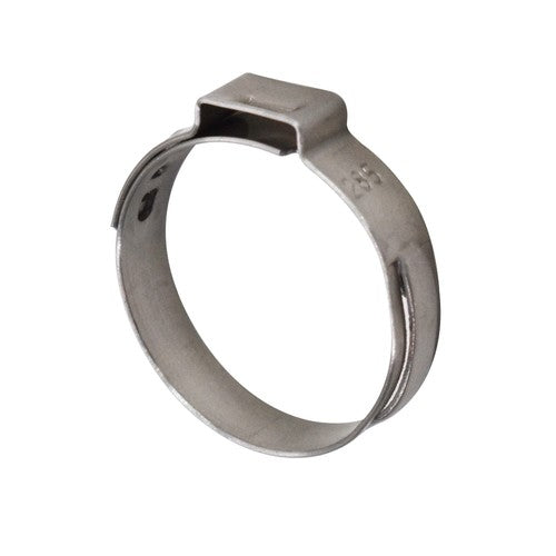 Solid Spare 1" 50pcs Stainless Steel Clamp Cinch Ring Crimp Pinch Fitting Tubing