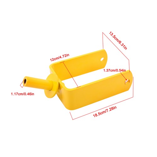 Solid Spare 110116 Yellow Front Caster Fork Mower Accessories