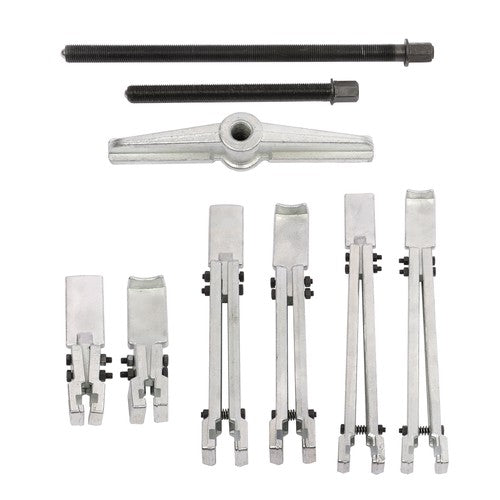 Solid Spare 3 in 1 Gear Puller Set 2 Jaw Bearing Flywheel Puller Removal Tool Kit 9-Piece