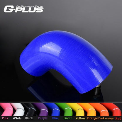 Solid Spare Fit For 25mm - 35mm 90 Degree Tube Turbo Silicone Elbow Coupler Piping Hose Blue