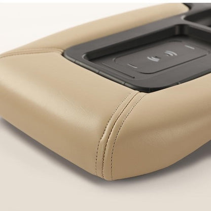 Solid Spare Fit For 2001-2007 Silverado Wireless Charging Armrest Center Console Lid Beige