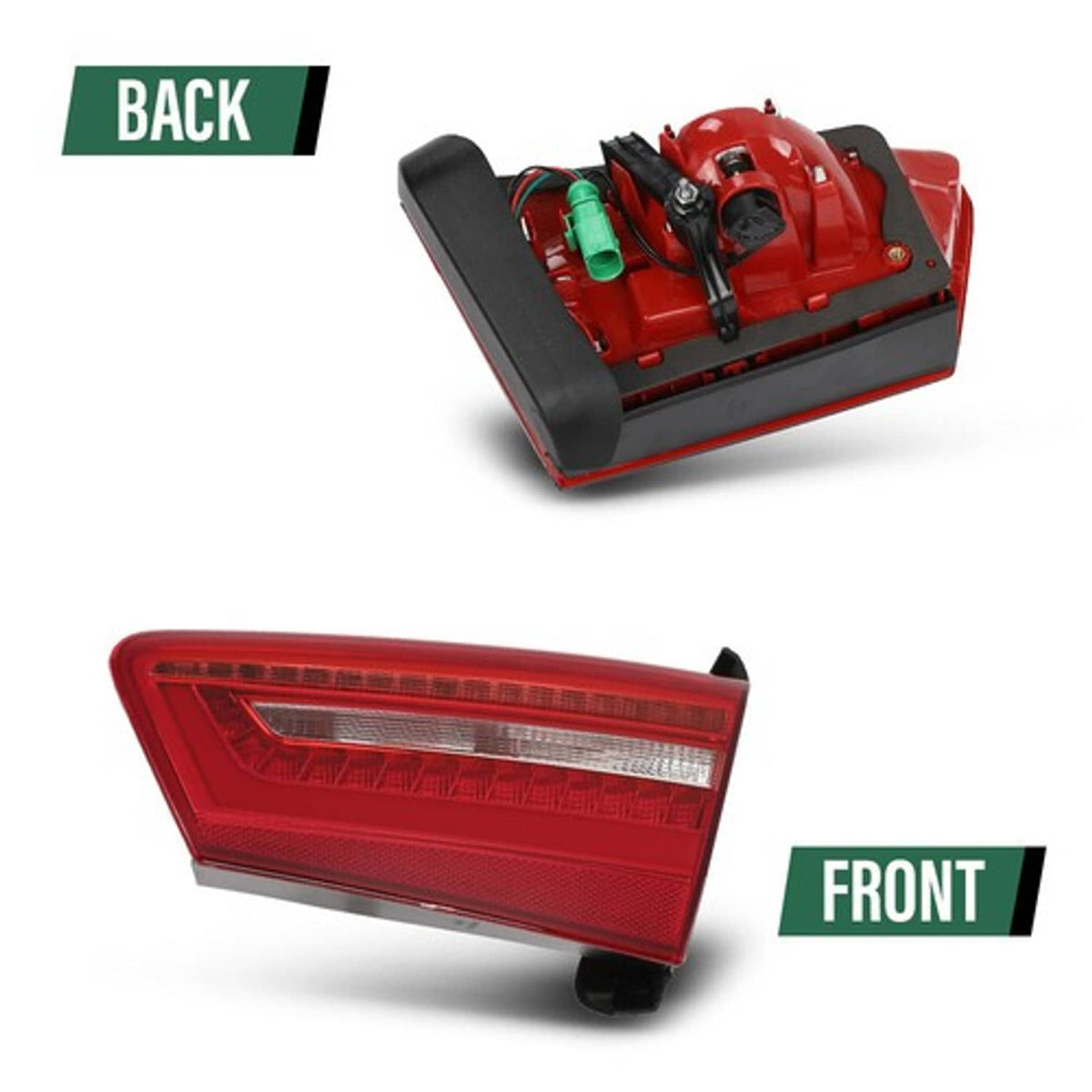Solid Spare Fit For 2012-2015 Audi A6 C7 Sedan Trunk Inner Rear Tail Light Lamp Right Side