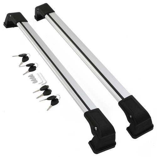 Solid Spare FITS FOR MAZDA 5 2006-2017 ALUMINUM ROOF RACK CROSS BARS ROOFTOP CARGO LOCKABLE