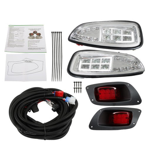 Solid Spare LED Light Kit LED Headlights / LED Tail Lights For 2016+ EZGO RXV Golf Cart