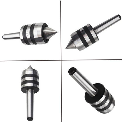 Solid Spare 1Pc MT2 Live Center Morse Taper Triple Bearing Spindle Lathe Milling CNC Chuck