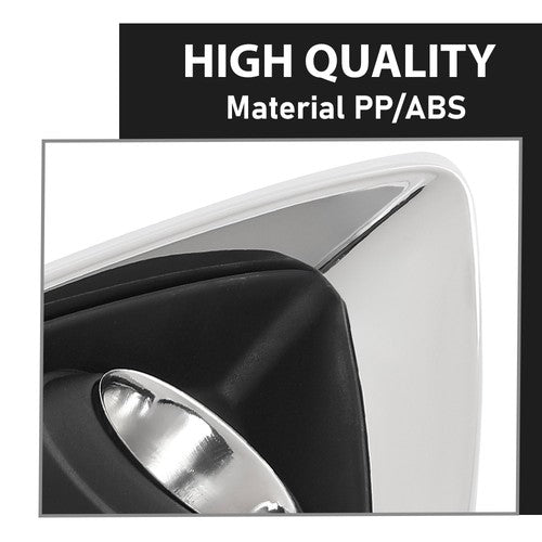 Solid Spare Fit For 2019-2020 Buick Envision Fog Light Bezel Lamp Cover w/ Chrome Trim Right