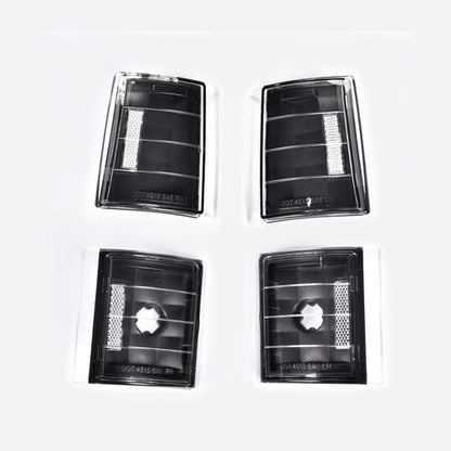 Solid Spare Corner Signal Side Marker Lamps Black Fit For Chevy CK C10 1500 2500 3500 Tahoe