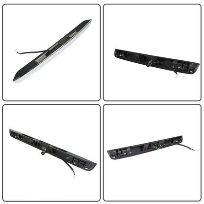 Solid Spare Fog Lights Set&Rear Trunk Trim Strip Liftgate Handle For 13-16 Nissan Pathfinder