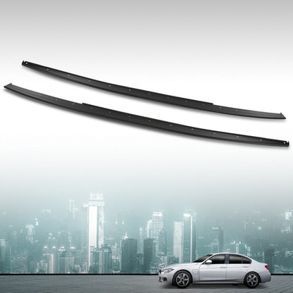 Solid Spare Fit For 12-18 BMW F30 F31 3 Series Sedan M Sport Side Skirt Extension Splitter