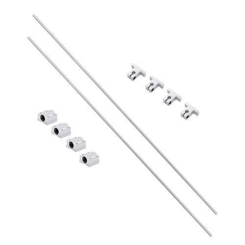 Solid Spare 2Pcs 8×750mm Linear Motion Rail Shaft Slide Guide w/ 4 SCS8UU Bearing & SK8 Rail