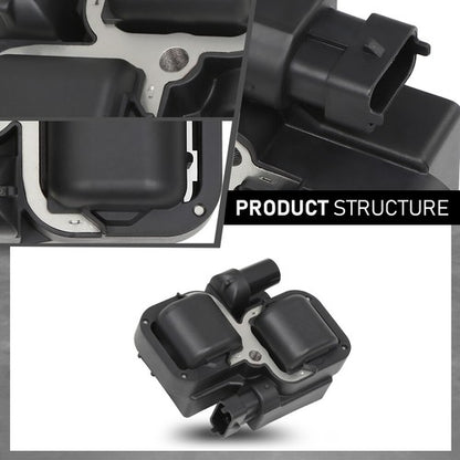 Solid Spare Fit For Mercedes-Benz C CL CLK ML Class Ignition Coil & Spark Plug & Wires