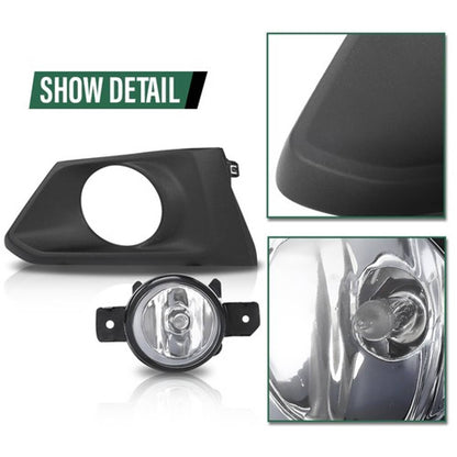 Solid Spare Fog Lights Driving Lamps w/ Wiring Fit For 2019-2022 Nissan Altima Left+Right