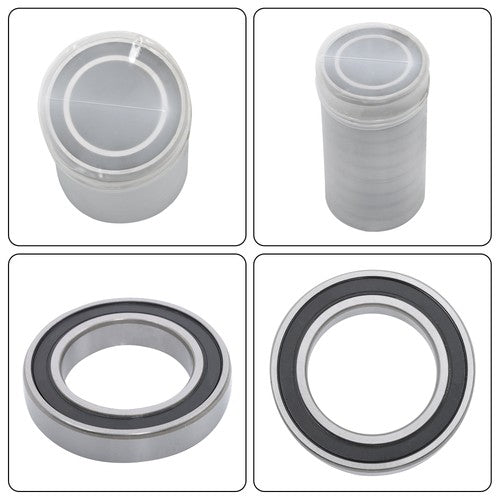 Solid Spare 6010-2RS Deep Groove Ball Bearings 10Pcs 50mm Inner Dia 80mm OD 16mm Bore Sealed