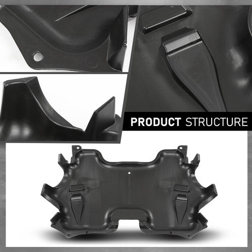 Solid Spare Front Engine Splash Shield Fit For 2003-2009 Mercedes-Benz E320 E350 2115242430