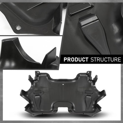 Solid Spare Front Engine Splash Shield Fit For 2003-2009 Mercedes-Benz E320 E350 2115242430