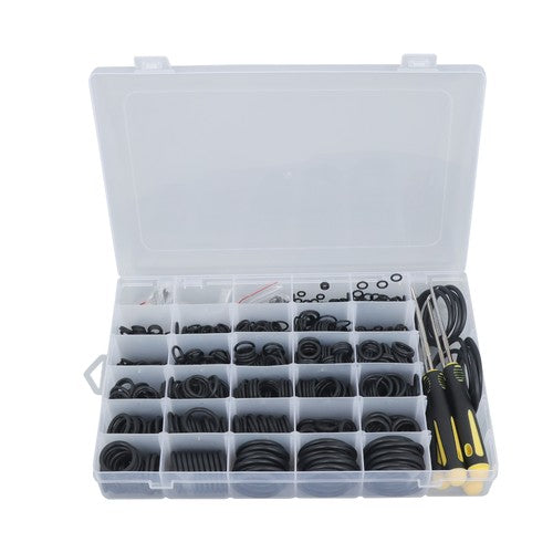 Solid Spare 1540 Pcs 32 Size O-Rings Kit Nitrile Rubber Oring Assortment with 4 Hook Set