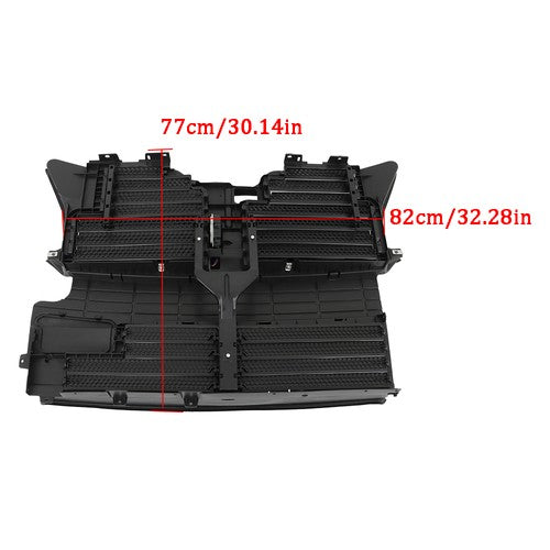 Solid Spare For Ford Lincoln MKX 2016-18 2.7L 3.7L FA1Z8475C Radiator Grille Shutter W/Motor