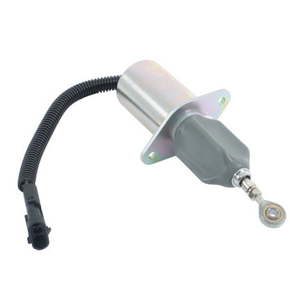 Solid Spare 12V Fuel Shutoff Solenoid 3935649 SA-4765-12 for 5.9L 8.3L Cummins Engine