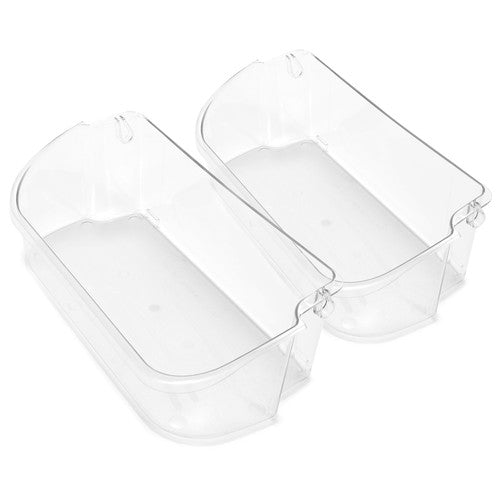 Solid Spare 2 Pack Refrigerator Top Door Bin Shelf For Frigidaire 240356402 AP2549958