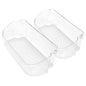 Solid Spare 2 Pack Refrigerator Top Door Bin Shelf For Frigidaire 240356402 AP2549958