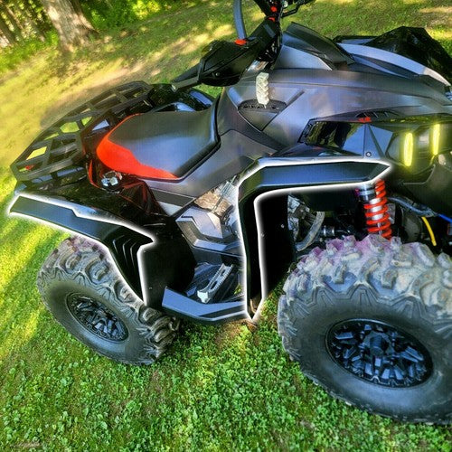 Solid Spare For Can-Am Renegade 500 800 1000 Overfenders Fender Flares Front & Rear 2007-23
