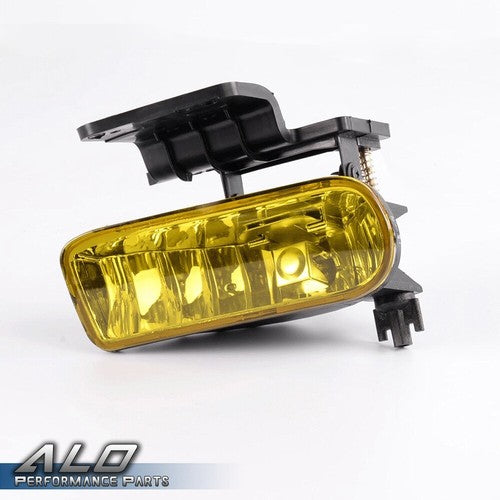 Solid Spare Fit For 2001-2006 GMC Yukon Fog Lights Bumper Yellow Lens Replacement Lamp 1Pair