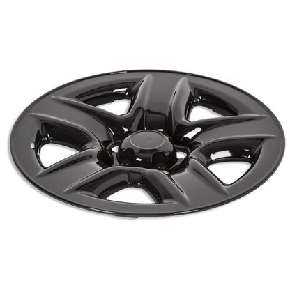 Solid Spare 4 17" Black Wheel Skins Hub Caps Full Rim Skin Covers For Toyota RAV4 2006-2012