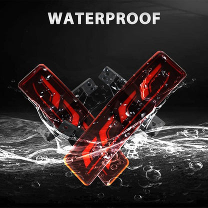 Red Lens Rear Bumper Reflector Fog Light LED Brake Lamp For Honda CRV 2020-2022