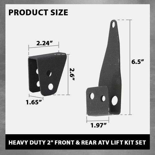 Solid Spare Heavy Duty 2" Front & Rear ATV Lift Kit Fit For 1998-2004 Honda TRX450 Foreman