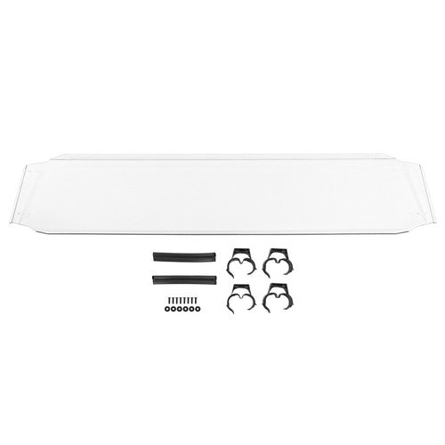 Solid Spare Front Half Windshield Clear For 2017-2025 Polaris Ranger 570 Full Size Crew