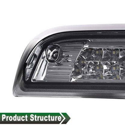 Solid Spare Fit For 2014-2018 Silverado Sierra 1500 LED 3rd Brake Light Cargo Lamp Smoke
