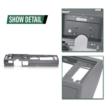 Solid Spare Fit For 1988-1994 Chevy GMC C/K Truck Suburban Blazer Dashboard Dash Core Gray