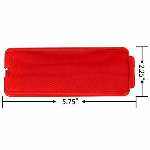 Solid Spare Fit For Ford F250 F350 Super Duty 1999-2007 Front Rear Door Red Reflector Panel