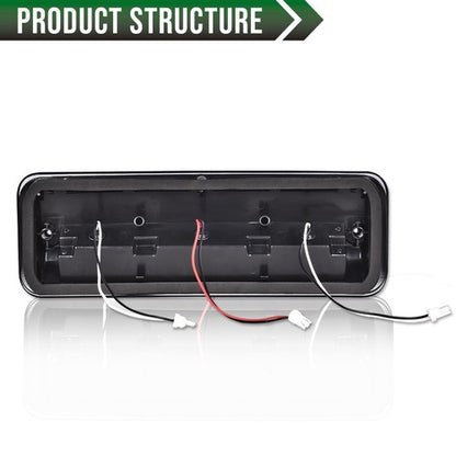 Solid Spare Fit For 04-08 Ford F150 F-150 3D LED Third Brake Tail Light Cargo Lamp Smoke