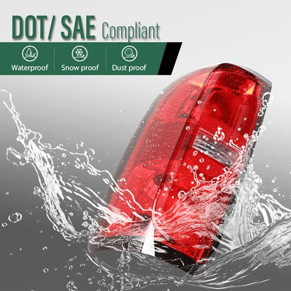 Solid Spare Tail Lights Brake Lamps Assembly Fit For 2015-2022 Chevrolet Colorado Left+Right