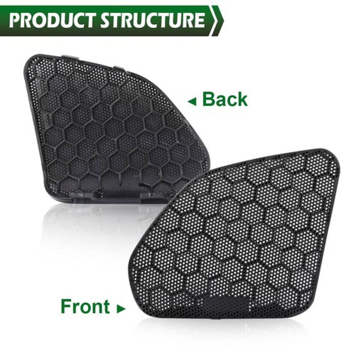 Solid Spare Fit For 2001-2005 Honda GL1800/A Goldwing Front Speaker Cover Left Side