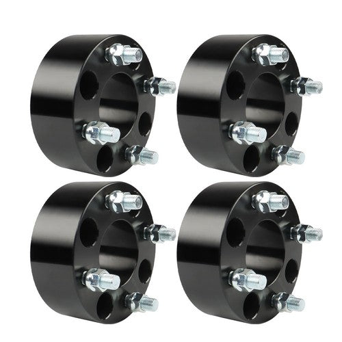 Solid Spare New Wheel Spacers Hub Bore 62mm Thread Size 1/2"x20 4Pcs 2" 4x101.6mm US
