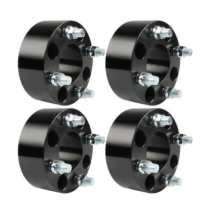 Solid Spare New Wheel Spacers Hub Bore 62mm Thread Size 1/2"x20 4Pcs 2" 4x101.6mm US