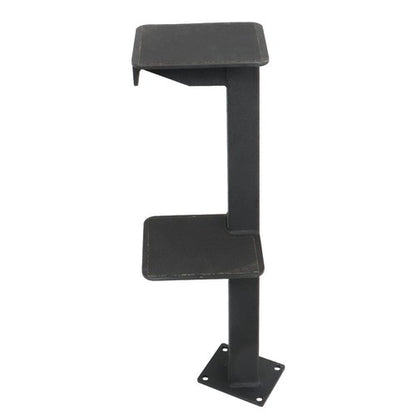 Solid Spare 2Steps Boat Trailer Steps with Handrail Boat Trailer Ladder, Boat Trailer Steps