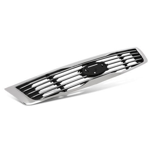 Solid Spare Fit For 2009-2010 Kia Optima Magentis Front Bumper Upper Grille Black Chrome