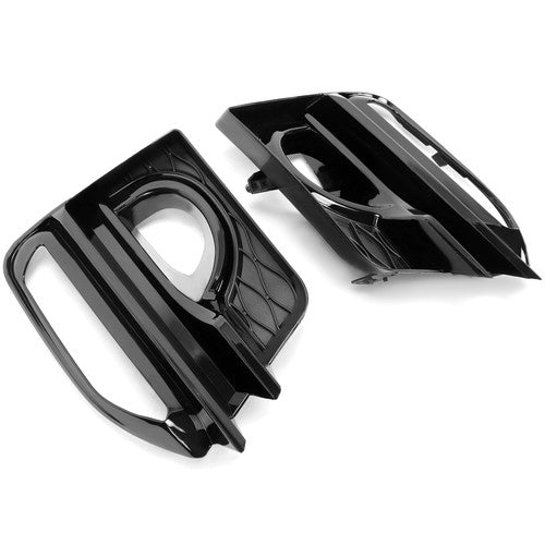 Solid Spare Front Bumper Fog Light Cover Bezel Trim For Infiniti Q50 Sport 2014-2017 LH & RH