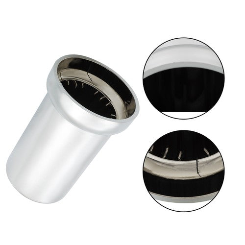 Solid Spare 33mm Lug Nut Covers Chrome Push On Style Plastic Tube Style For Truck 20 PCS