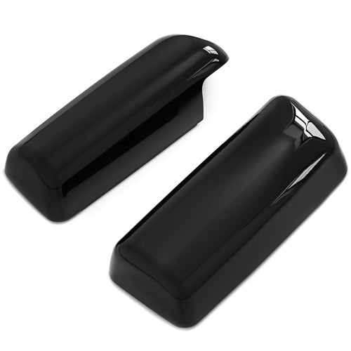 Solid Spare For Peterbilt 579 Black Driver & Passenger Side Replacement Door Mirror Covers