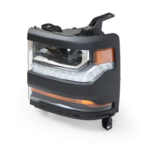 Solid Spare w/ LED DRL For Chevy Silverado 1500 2016-2018 Headlamp Headlight HID/Xenon Left